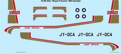 1:72 Alia 'Royal Falcons' BN.2A Islander