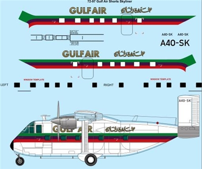 1:72 Gulf Air Shorts SC.7 Skyvan