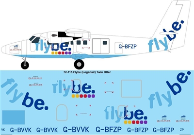 1:72 Flybe (Loganair) DHC-6 Twin Otter