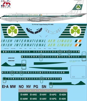 1:72 Aer Lingus Boeing 707-320B