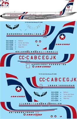 1:72 Lan Chile Boeing 707-320C