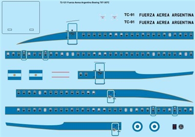 1:72 F.A. Argentinas Boeing 707-320C