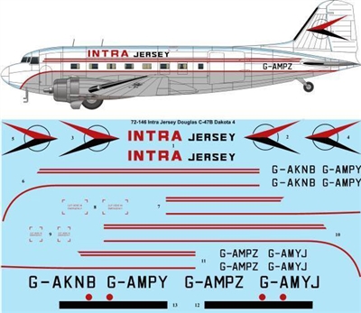 1:72 Intra Jersey Douglas C.47B