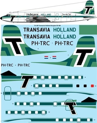 1:72 Transavia Holland Douglas DC-6B
