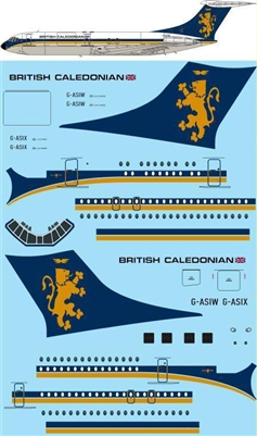 1:72 British Caledonian Vickers VC-10
