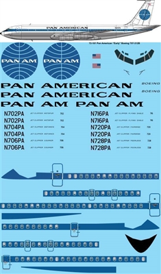 1:72 Pan American Boeing 707-320B