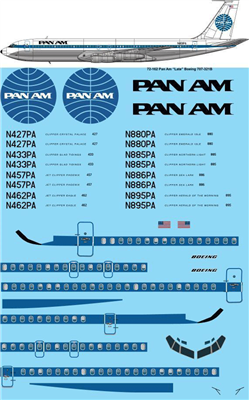 1:72 Pan Am Boeing 707-320B