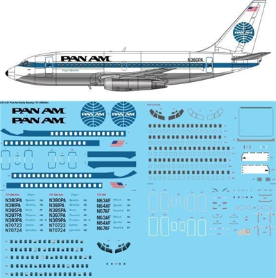 1:72 Pan Am Boeing 737-200