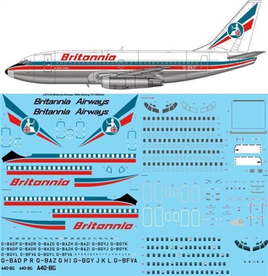 1:72 Britannia Airways Boeing 737-200