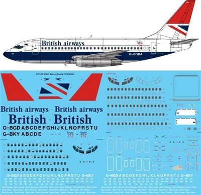 1:72 British Airways Boeing 737-200
