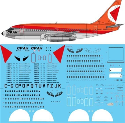 1:72 CP Air Boeing 737-200