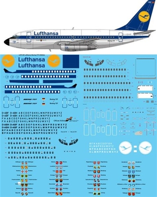 1:72 Lufthansa Boeing 737-200