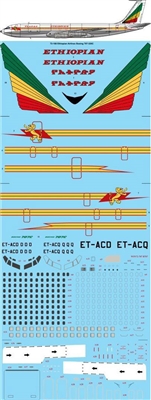 1:72 Ethiopian Airlines Boeing 707-320C