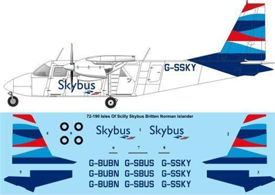 1:72 Isle of Scilly Skybus BN.2A Islander