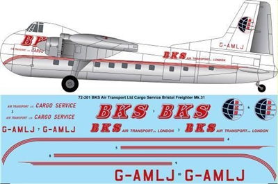 1:72 BKS Air Transport Bristol 170 Freighter Mk 31