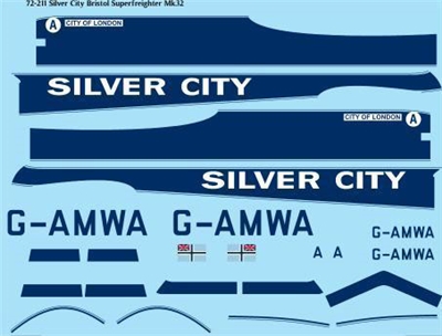 1:72 Silver City Airways Bristol 170 Superfreighter Mk.32