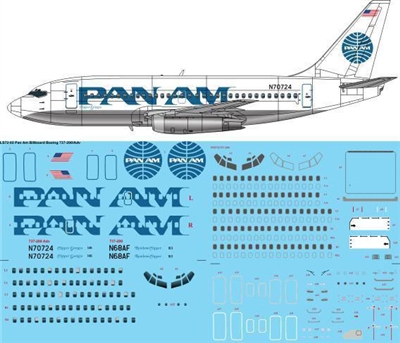 1:72 Pan Am Boeing 737-200