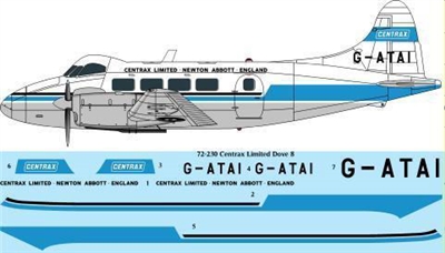1:72 Centrax Ltd Dh.104 Dove 8