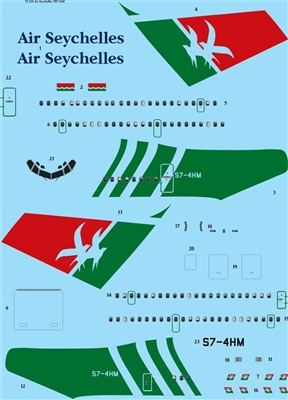 1:72 Air Seychelles Boeing 707-320C