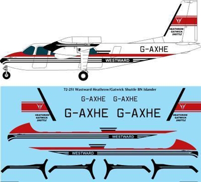 1:72 Westward Airways BN.2A Islander