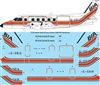 1:72 British Island Airways Embraer 110P1 Bandeirante