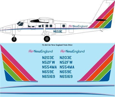 1:72 Air New England DHC-6 Twin Otter 300