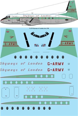 1:72 Skyways of London HS.748 Srs 2