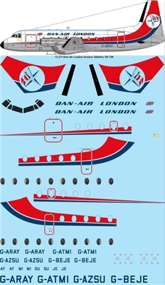 1:72 Dan Air London HS.748 Srs  2