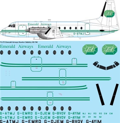1:72 Emerald Airways HS.748 Srs 2