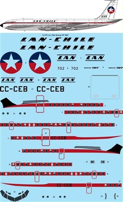 1:72 Lan Chile Boeing 707-320C