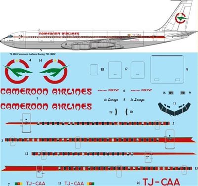 1:72 Cameroon Airlines Boeing 707-320C