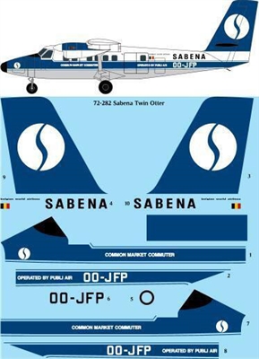 1:72 SABENA DHC-6-300 Twin Otter