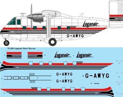 1:72 Loganair Shorts SC.7 Skyvan