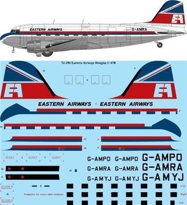 1:72 Eastern Airways (UK) Douglas DC-3