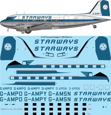 1:72 Starways Douglas C.47 Dakota 4