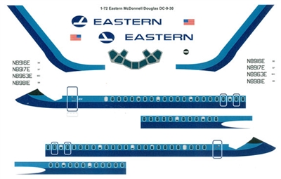 1:72 Eastern Airlines Douglas DC-9-30