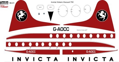 1:96 Invicta Vickers Viscount 700