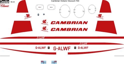 1:96 Cambrian Vickers Viscount 700