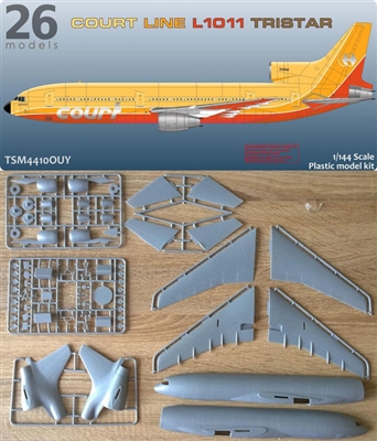 1:144 L.1011 Tristar 1, Court Line (yellow cs)