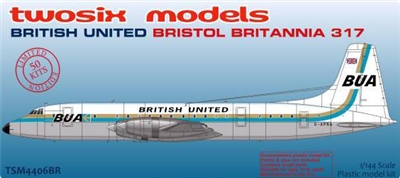 1:144 Bristol 175 Britannia 317, BUA