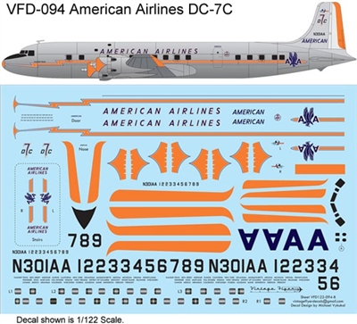 1:122 American Airlines Douglas DC-7B