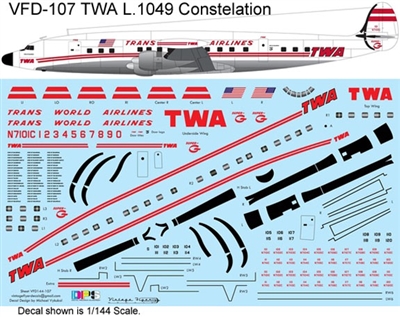 1:144 Trans World Airlines L.1049G Super Constellation