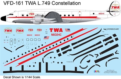 1:140 Trans World Airlines (final cs) L.749 Constellation