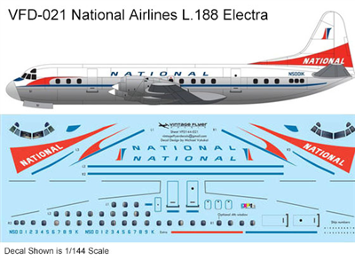 1:144 National Airlines (final cs) L.188 Electra