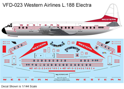 1:144 Western Airlines (final cs) L.188 Electra