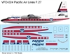 1:144 Pacific Airlines (1959 cs) Fokker F.27