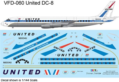 1:144 United Airlines (delivery cs) Douglas DC-8