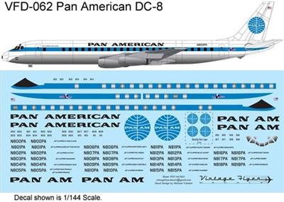 1:144 Pan American Douglas DC-8-33