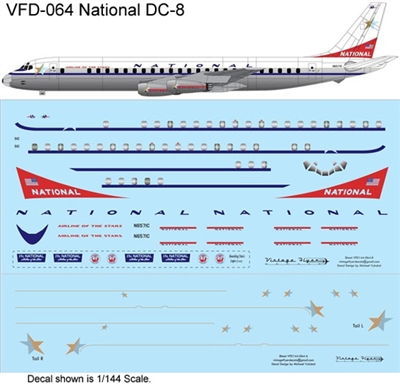 1:144 National Airlines (1960 delivery cs) Douglas DC-8