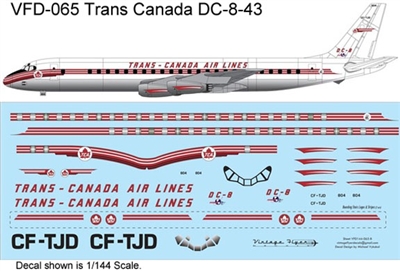 1:144 Trans Canada Airlines Douglas DC-8-43